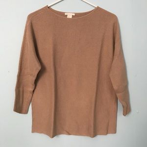 H&M light camel brown sweater